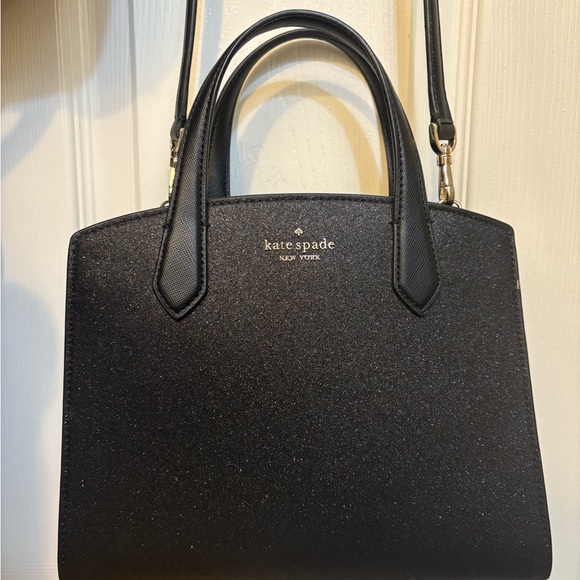kate spade Handbags - Kate Spade Glittery Black Satchel (Perfect condition)